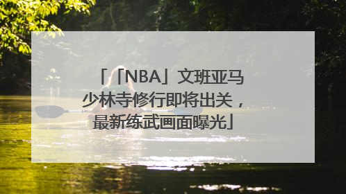 「NBA」文班亚马少林寺修行即将出关，最新练武画面曝光