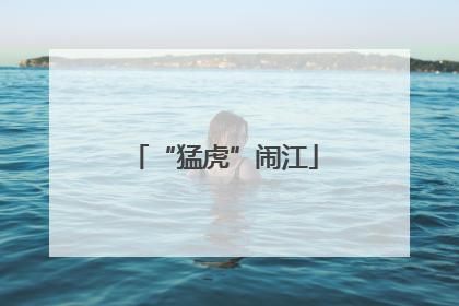 “猛虎”闹江