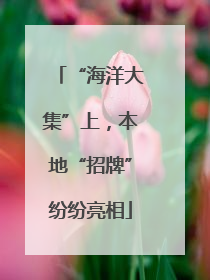 “海洋大集”上，本地“招牌”纷纷亮相