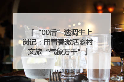 “00后”选调生上岗记：用青春激活乡村文旅“气象万千”