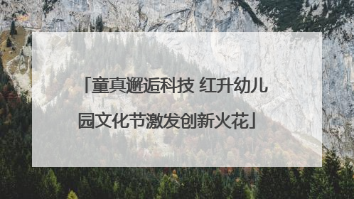 童真邂逅科技 红升幼儿园文化节激发创新火花