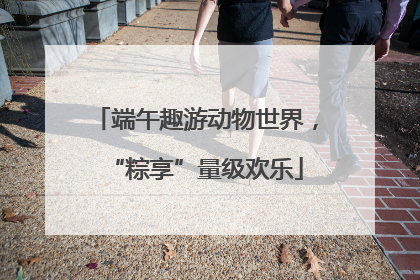 端午趣游动物世界，“粽享”量级欢乐