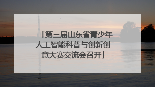 第三届山东省青少年人工智能科普与创新创意大赛交流会召开
