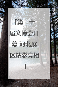 第二十一届文博会开幕 河北展区精彩亮相