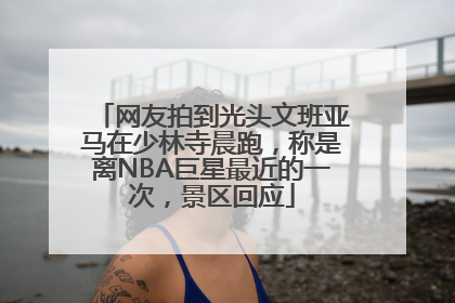 网友拍到光头文班亚马在少林寺晨跑，称是离NBA巨星最近的一次，景区回应