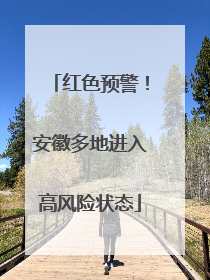 红色预警！安徽多地进入高风险状态