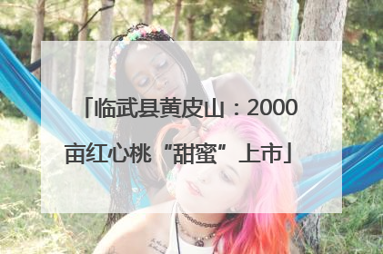临武县黄皮山：2000亩红心桃“甜蜜”上市