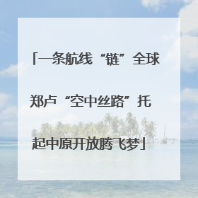 一条航线“链”全球 郑卢“空中丝路”托起中原开放腾飞梦