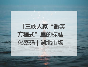 三峡人家“微笑方程式”里的标准化密码｜湖北市场监管所的故事