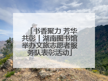 书香聚力 芳华共彰丨湖南图书馆举办文旅志愿者服务队表彰活动