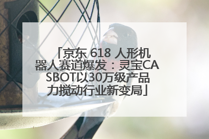 京东 618 人形机器人赛道爆发：灵宝CASBOT以30万级产品力搅动行业新变局