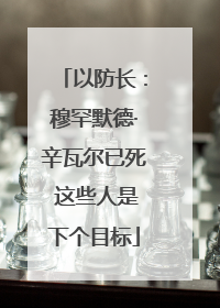 以防长：穆罕默德·辛瓦尔已死 这些人是下个目标