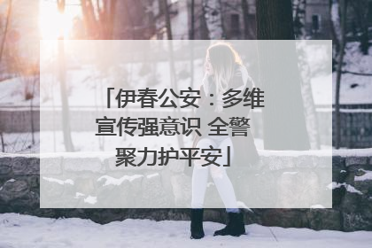 伊春公安：多维宣传强意识 全警聚力护平安