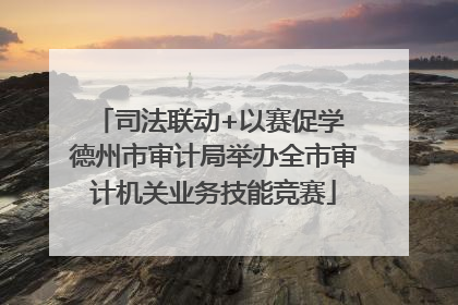 司法联动+以赛促学 德州市审计局举办全市审计机关业务技能竞赛