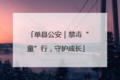 单县公安｜禁毒“童”行，守护成长