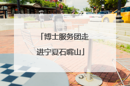 博士服务团走进宁夏石嘴山