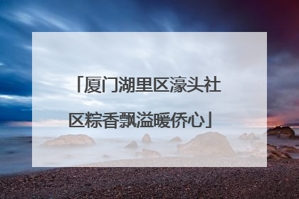 厦门湖里区濠头社区粽香飘溢暖侨心