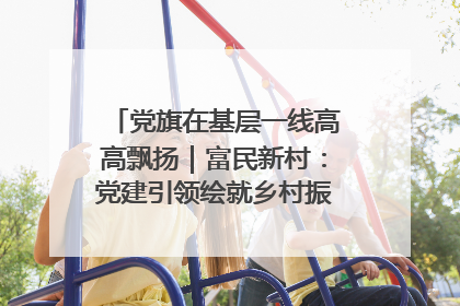 党旗在基层一线高高飘扬｜富民新村：党建引领绘就乡村振兴美丽画卷