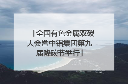 全国有色金属双碳大会暨中铝集团第九届降碳节举行