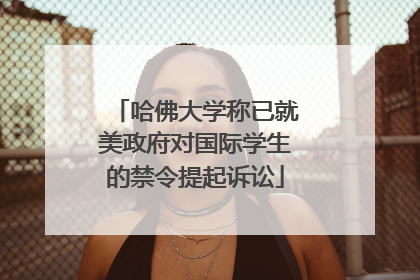 哈佛大学称已就美政府对国际学生的禁令提起诉讼