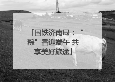国铁济南局：“粽”香迎端午 共享美好旅途