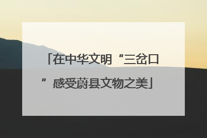在中华文明“三岔口”感受蔚县文物之美