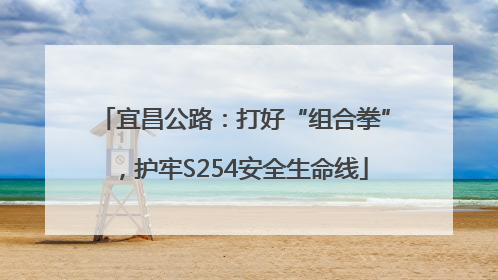 宜昌公路：打好“组合拳”，护牢S254安全生命线