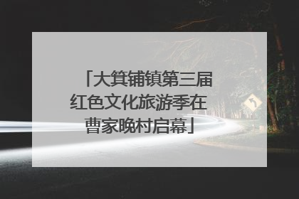 大箕铺镇第三届红色文化旅游季在曹家晚村启幕