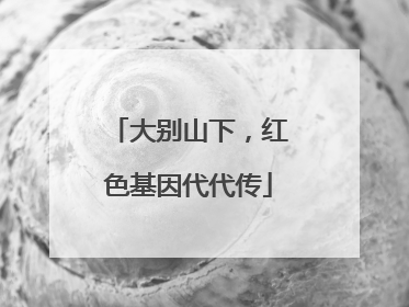 大别山下，红色基因代代传
