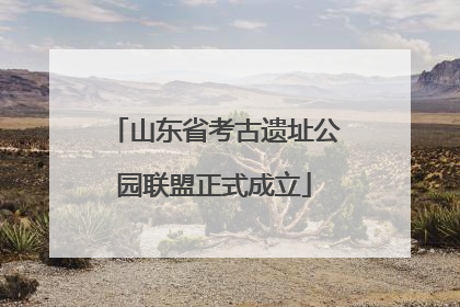 山东省考古遗址公园联盟正式成立