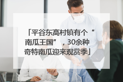 平谷东高村镇有个“南瓜王国”，30余种奇特南瓜迎来观赏季