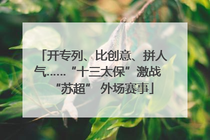 开专列、比创意、拼人气……“十三太保”激战“苏超” 外场赛事