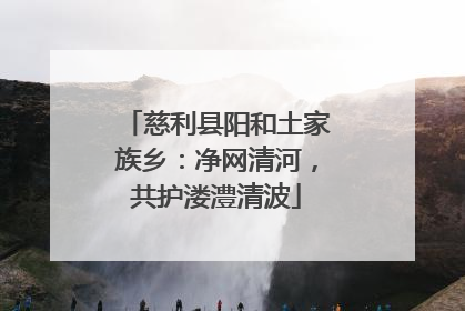 慈利县阳和土家族乡：净网清河，共护溇澧清波