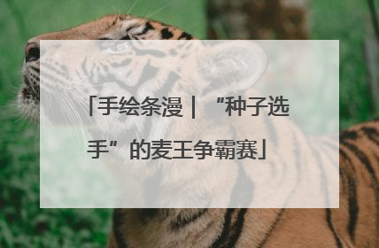 手绘条漫｜“种子选手”的麦王争霸赛
