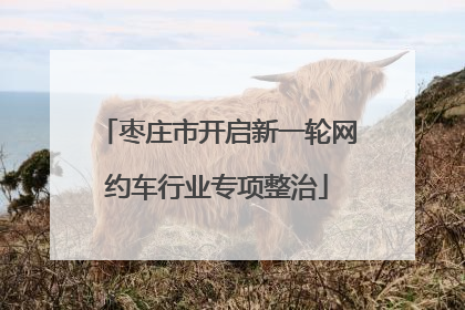 枣庄市开启新一轮网约车行业专项整治