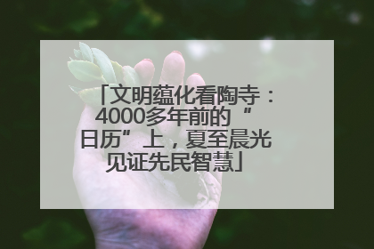 文明蕴化看陶寺：4000多年前的“日历”上，夏至晨光见证先民智慧
