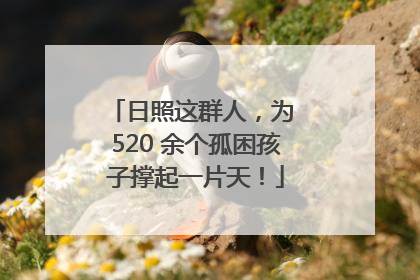 日照这群人，为 520 余个孤困孩子撑起一片天！