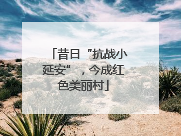 昔日“抗战小延安”，今成红色美丽村