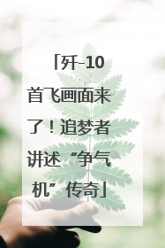 歼-10首飞画面来了！追梦者讲述“争气机”传奇