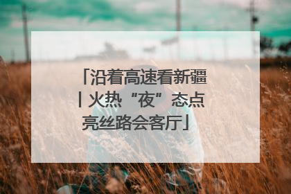 沿着高速看新疆丨火热“夜”态点亮丝路会客厅
