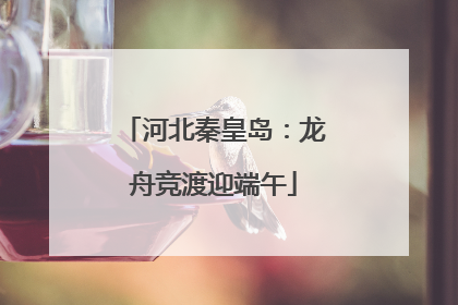 河北秦皇岛：龙舟竞渡迎端午