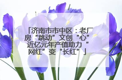 济南市市中区：老厂房“跳动”文创“心” 近亿元年产值助力“网红”变“长红”