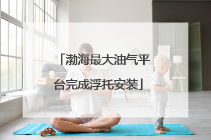 渤海最大油气平台完成浮托安装