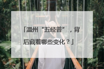 温州“五经普”，背后藏着哪些变化？
