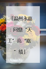 温州永嘉：问鼎“天工”亮“嘉”绩