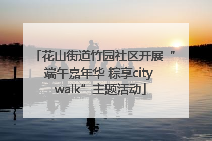 花山街道竹园社区开展“端午嘉年华 粽享city walk”主题活动