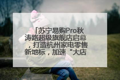 苏宁易购Pro秋涛路超级旗舰店启幕，打造杭州家电零售新地标，加速“大店攻略”全省布局