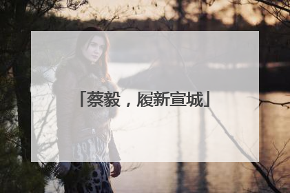 蔡毅，履新宣城