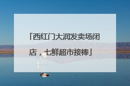 西红门大润发卖场闭店，七鲜超市接棒