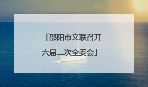 邵阳市文联召开六届二次全委会
